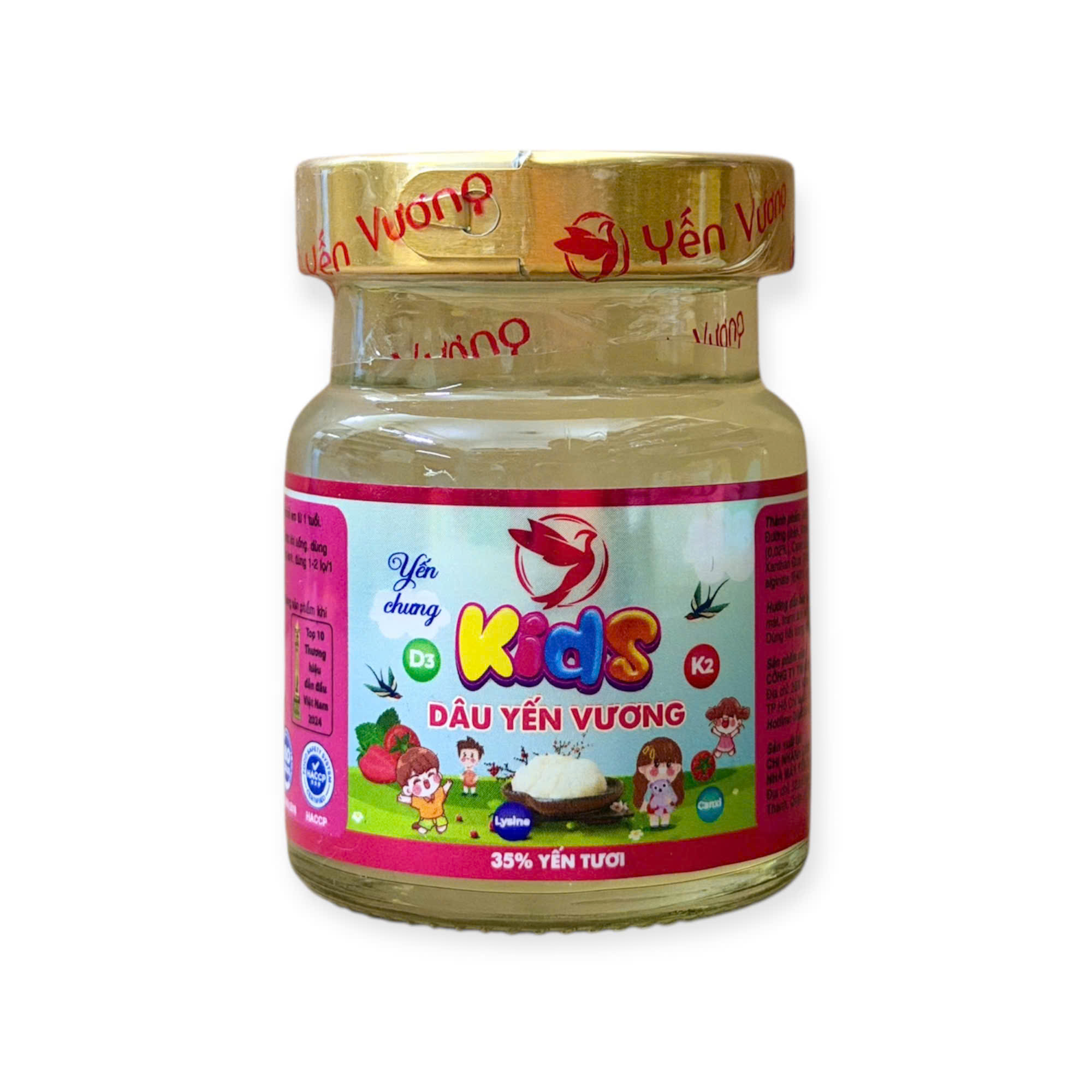 Hũ yến Vương 70ml Kids Dâu
